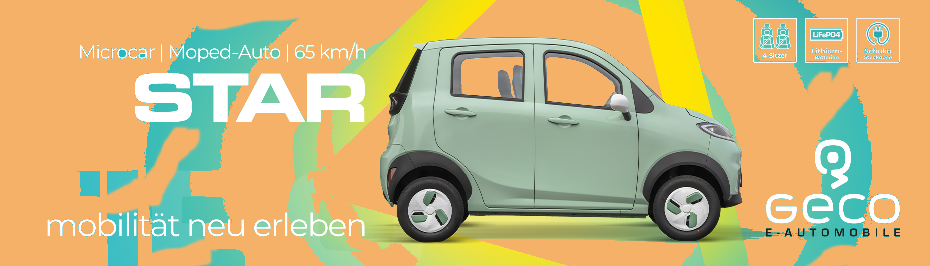 Leichtkraftfahrzeug der Zukunft mit Elektroantrieb